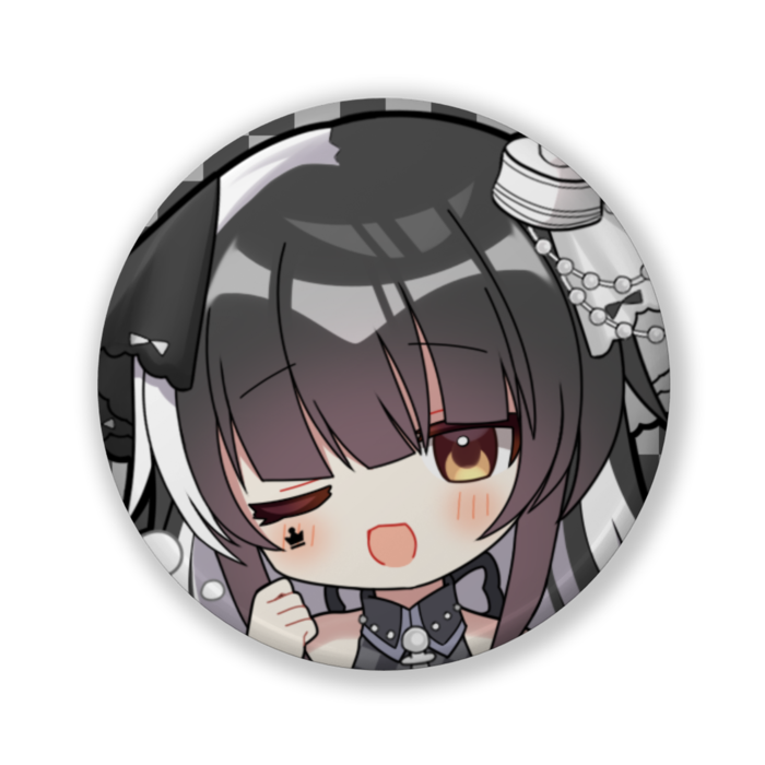 こんばんわ 缶バッジ 32mm