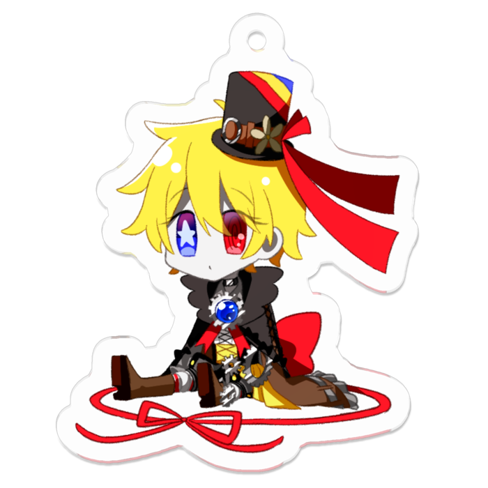 アクリルキーホルダー（コーティング） - 50 x 50 (mm)