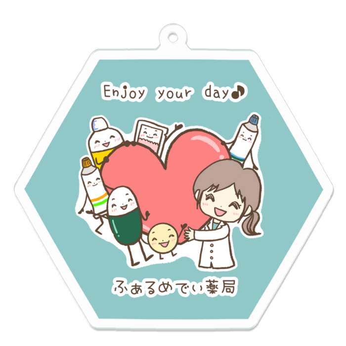 アクリルキーホルダー - 70 x 70 (mm)
