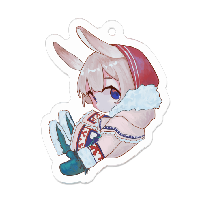 アクリルキーホルダー - 50 x 50 (mm)