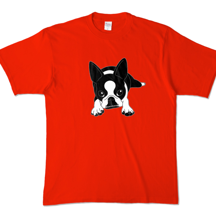 カラーTシャツ - XL - レッド (濃色)