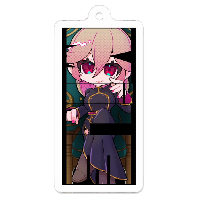 アクリルキーホルダー - 50 x 50 (mm)