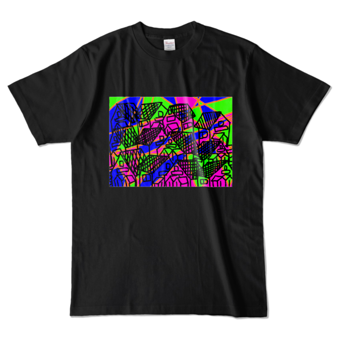 カラーTシャツ - L - ブラック (濃色)