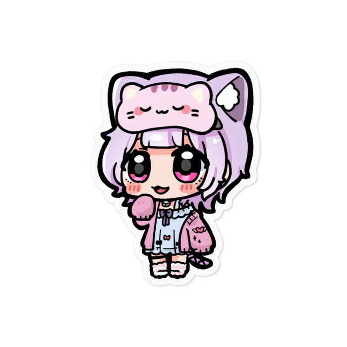 ステッカー（立つ） - 100 x 100 (mm)