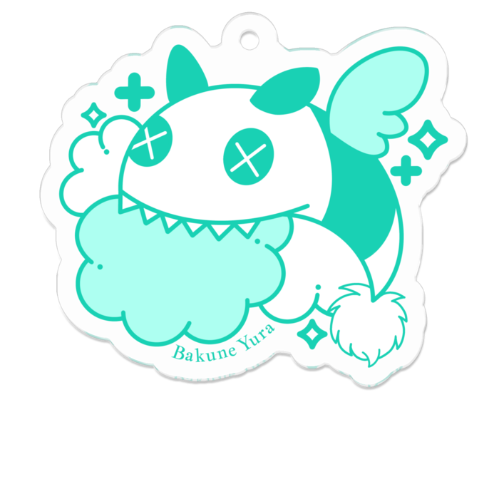 アクリルキーホルダー - 50 x 50 (mm)