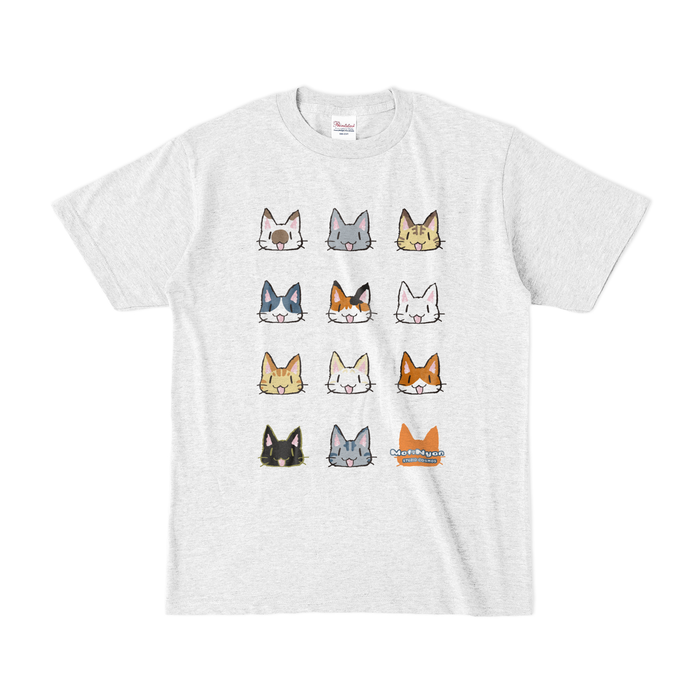 カラーTシャツ(淡色) - S - アッシュ