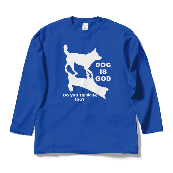 ロングスリーブTシャツ - L - ロイヤルブルー