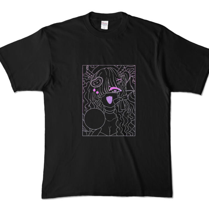 カラーTシャツ - XL - ブラック (濃色)