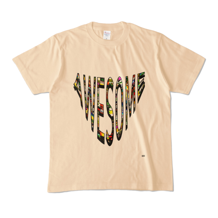 カラーTシャツ - M - ナチュラル (淡色)