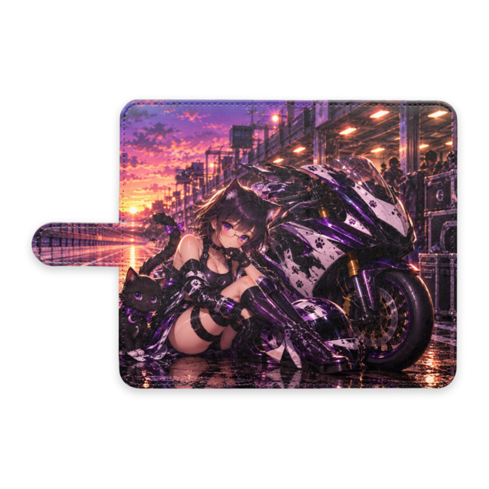 手帳型Androidケース - L - ストラップ穴 なし
