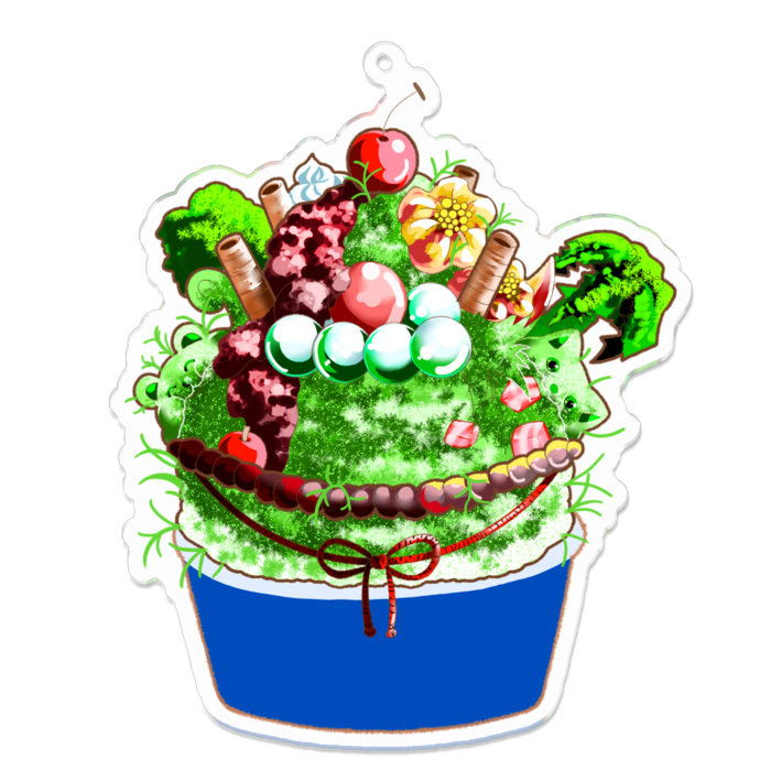 アクリルキーホルダー - 100 x 100 (mm)