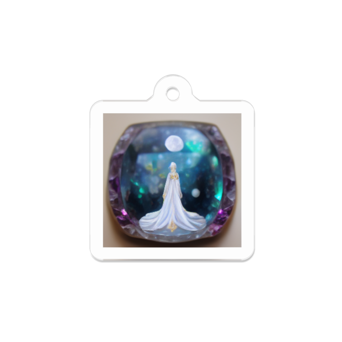 アクリルキーホルダー - 50 x 50 (mm)