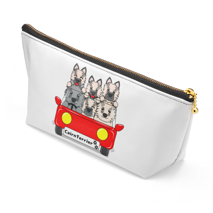 ポーチ - 長さ21.5cm / 高さ10cm - ブラック