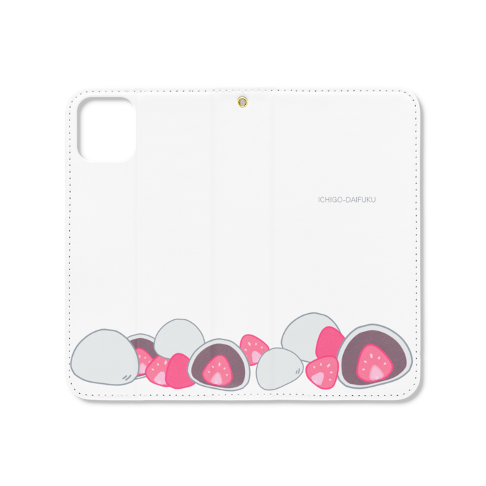 手帳型iPhoneケース（ベルトなし） - iPhone 11 - ストラップ穴 あり