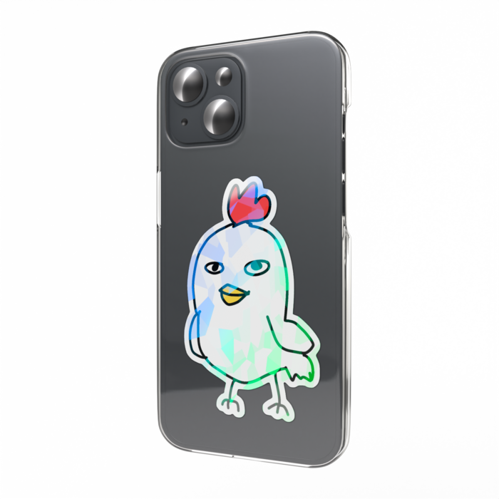 ホログラムスマホステッカー - 縦