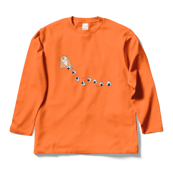 ロングスリーブTシャツ - L - オレンジ