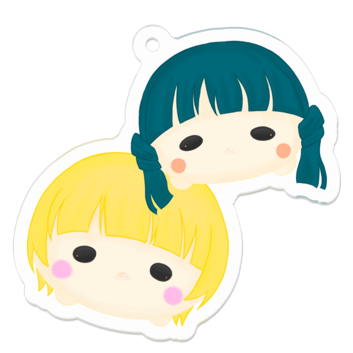 アクリルキーホルダー - 50 x 50 (mm)