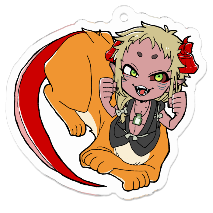 アクリルキーホルダー - 50 x 50 (mm)