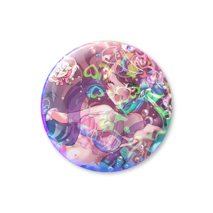 ホログラム缶バッジ - 56mm
