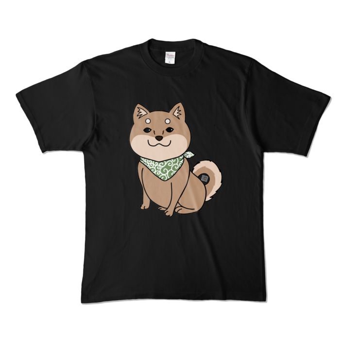 柴犬Tシャツ - XL - ブラック