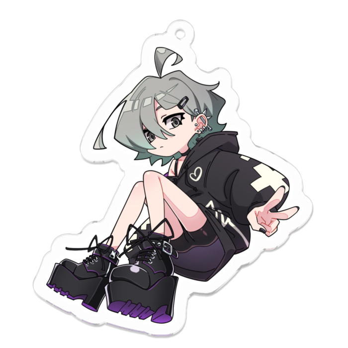 アクリルキーホルダー - 70 x 70 (mm)