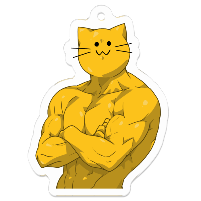 アクリルキーホルダー - 50 x 50 (mm)