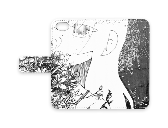 手帳型iPhoneケース - iPhone 8 / 7 - ストラップ穴 なし