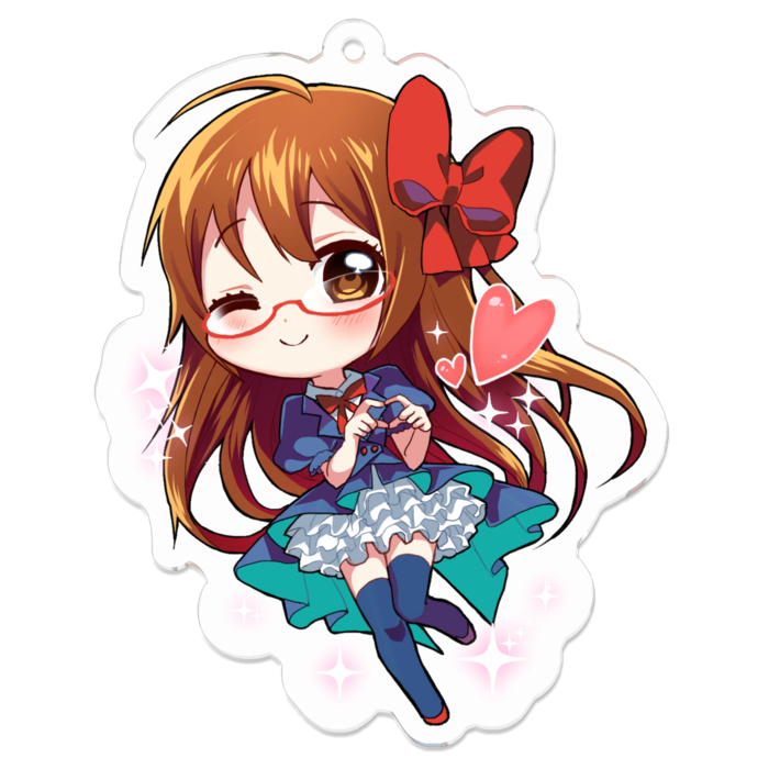 アクリルキーホルダー - 70 x 70 (mm)