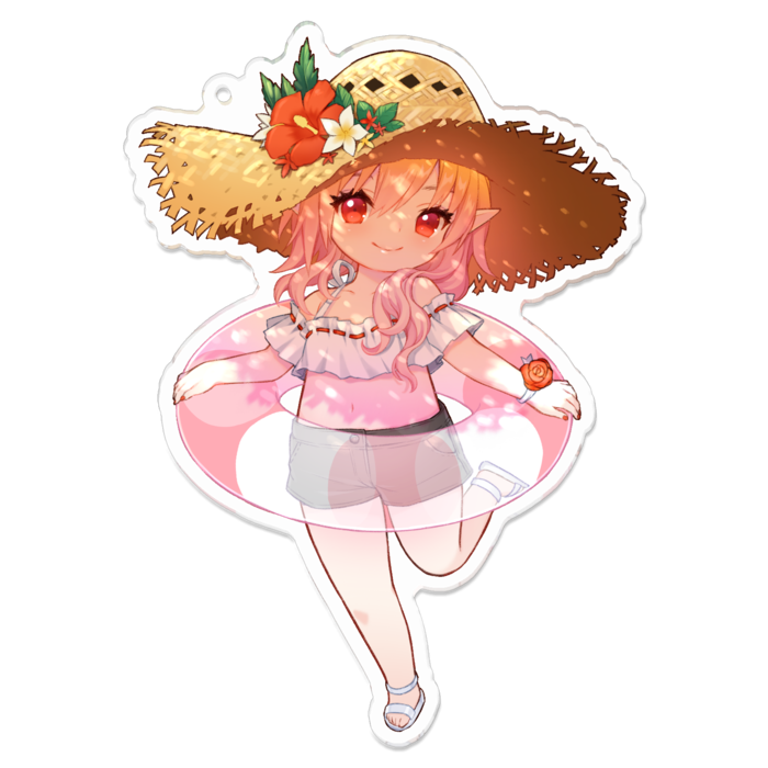 アクリルキーホルダー - 100 x 100 (mm)