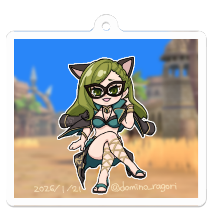 アクリルキーホルダー - 50 x 50 (mm)(25)