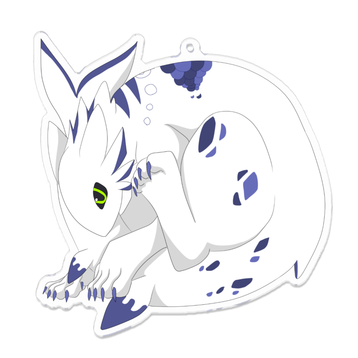 アクリルキーホルダー - 100 x 100 (mm)