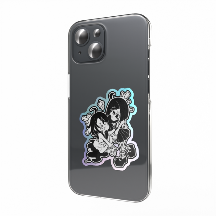 オーロラスマホステッカー - W55 × H91mm 以内