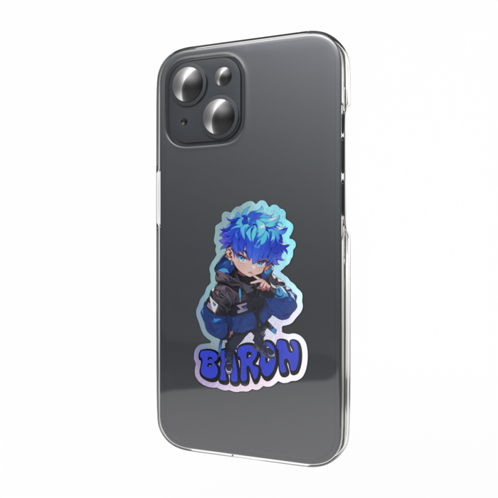 オーロラスマホステッカー - 縦