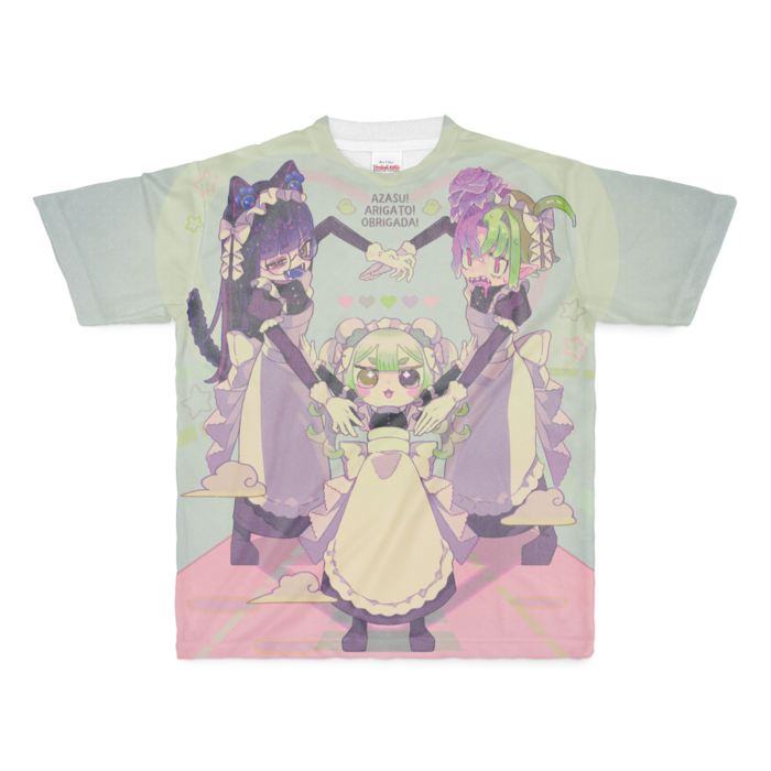 フルグラフィックTシャツ - M - 両面印刷