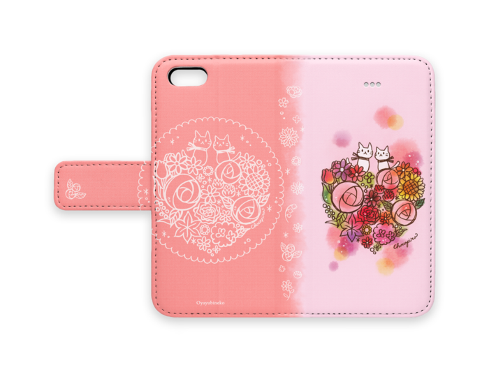 手帳型iPhoneケース - iPhone5 - ストラップ穴 なし