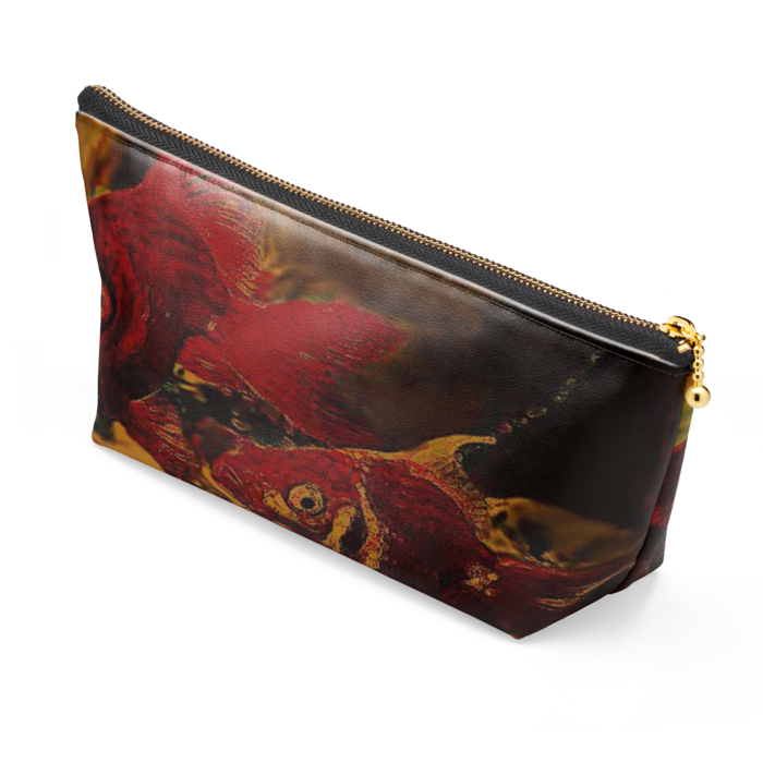 ポーチ - 長さ21.5cm / 高さ10cm - ブラック