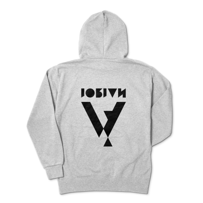 ジップパーカー - XL - 杢グレー