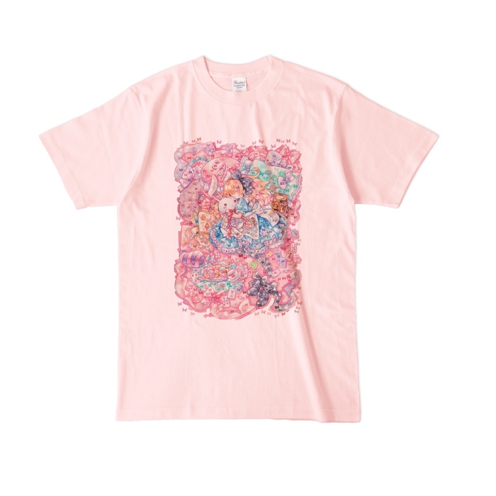 カラーTシャツ(淡色) - L - ライトピンク