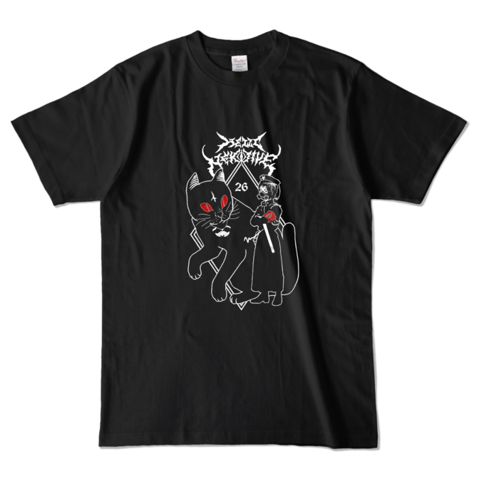 NGothic002Tシャツ - L - ブラック (濃色)