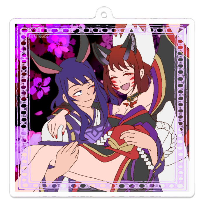 アクリルキーホルダー - 70 x 70 (mm)