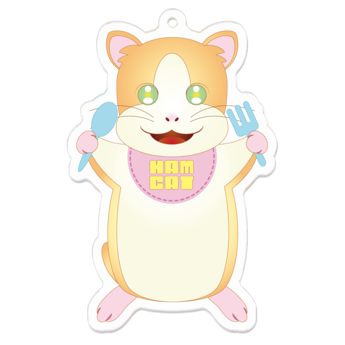 アクリルキーホルダー - 70 x 70 (mm)