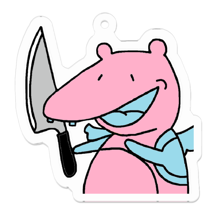 アクリルキーホルダー - 50 x 50 (mm)