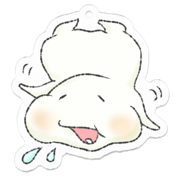 アクリルキーホルダー - 50 x 50 (mm)