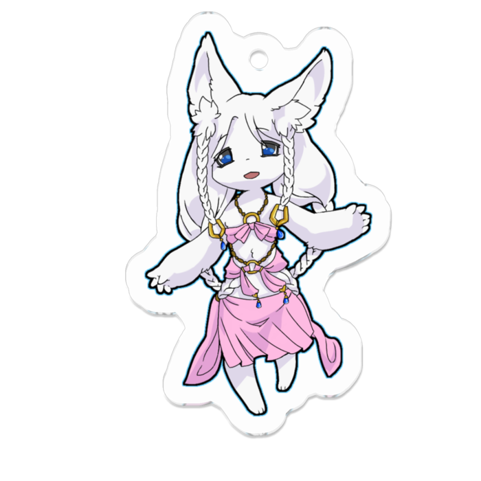 アクリルキーホルダー - 50 x 50 (mm)