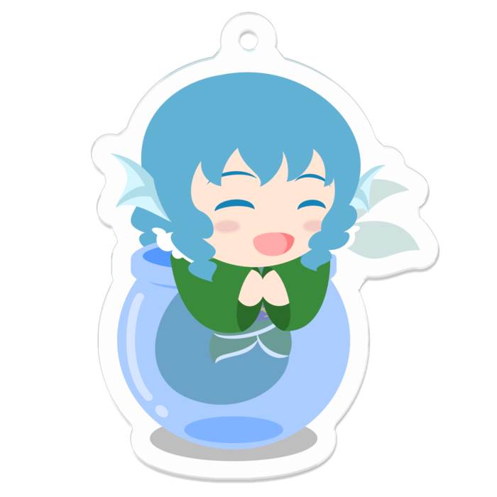 アクリルキーホルダー - 50 x 50 (mm)