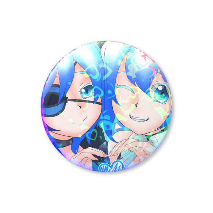 ホログラム缶バッジ - 76mm