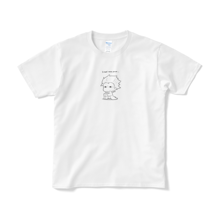 バジぼっちTシャツ S  (ホワイト)