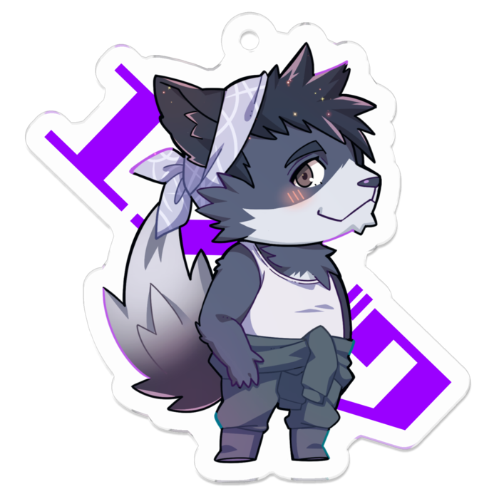 アクリルキーホルダー - 50 x 50 (mm)