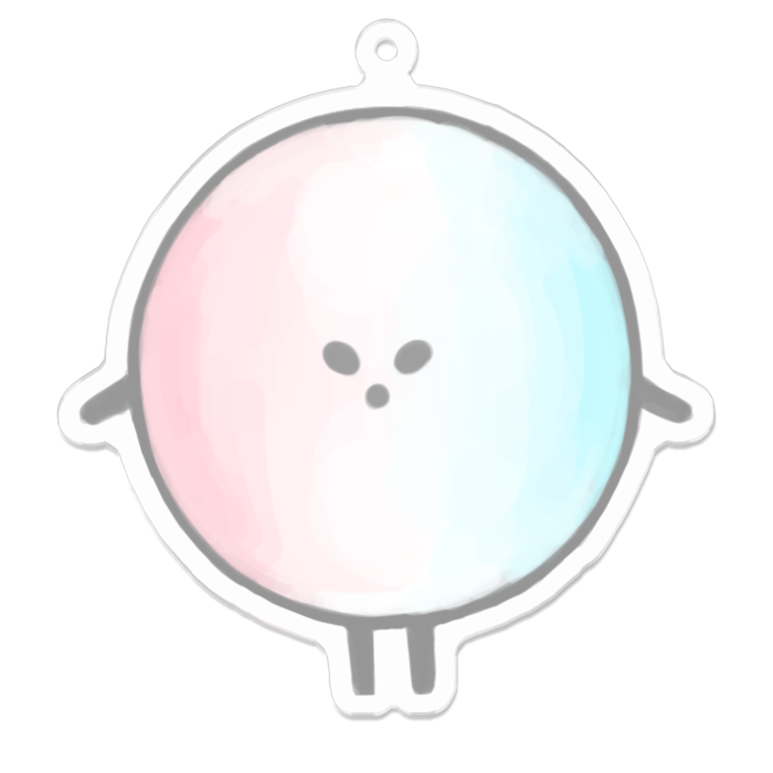 アクリルキーホルダー - 70 x 70 (mm)