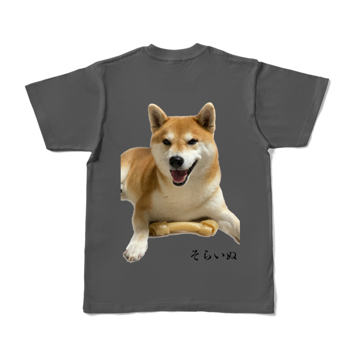 カラーTシャツ - S - チャコール (濃色) - 背面